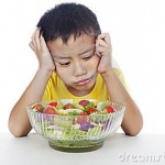 kind dat geen salade wil eten